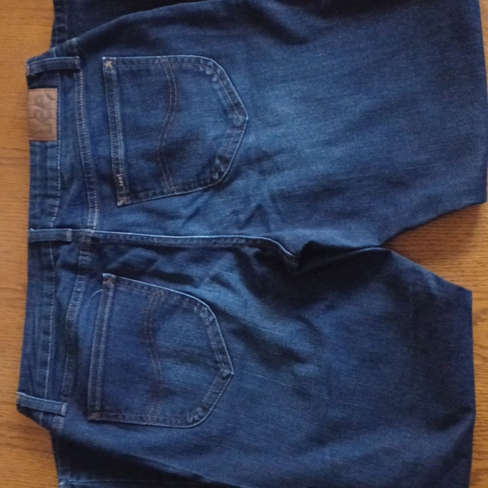 Lee's womens blue jeans size 14 M - Picture 3 of 4